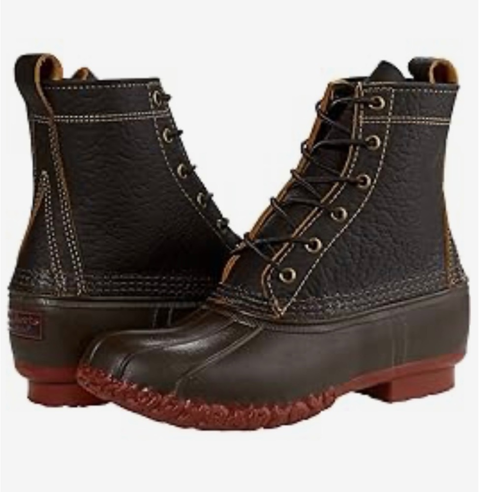 LL bean Bison boot 8 “ women’s size 9 - Picture 3 of 14